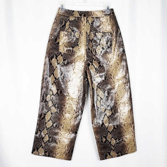 PRETTYLITTLETHING snakeskin culotte pants - Picture 3 of 7